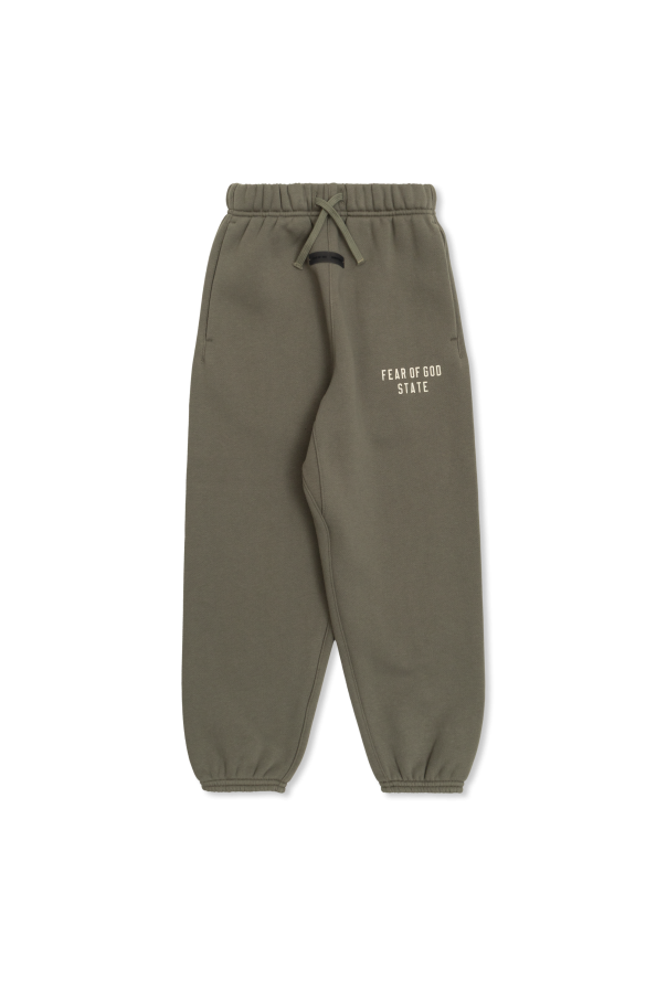 Sweatpants with logo patch od Fear Of God Essentials Kids