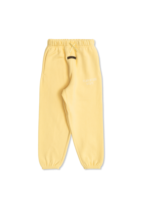 Sweatpants with logo patch od Fear Of God Essentials Kids