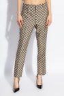 Gucci beige Pants with `GG` pattern