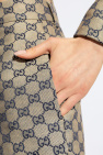 Gucci beige Pants with `GG` pattern