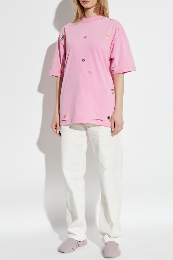 Balenciaga Jeansy z logo