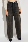 Balenciaga BLACK Jeans with a `vintage` effect