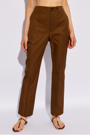 Saint Laurent Cotton trousers with crease