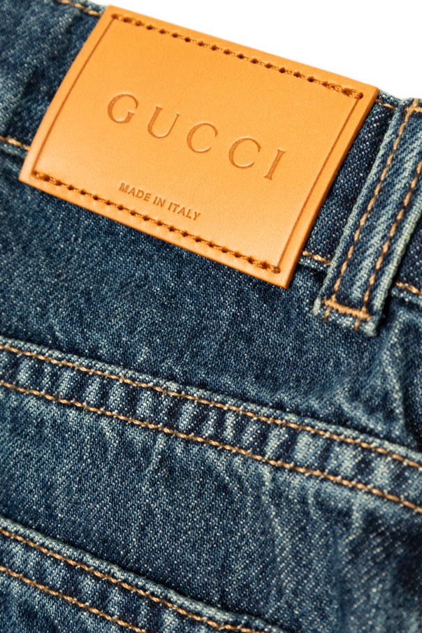 Gucci Kids Straight Leg Jeans