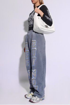 Spodnie dresowe z efektem ‘vintage’ od Balenciaga