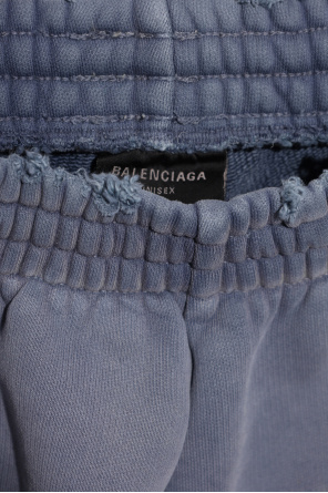 Balenciaga Spodnie dresowe z efektem ‘vintage’