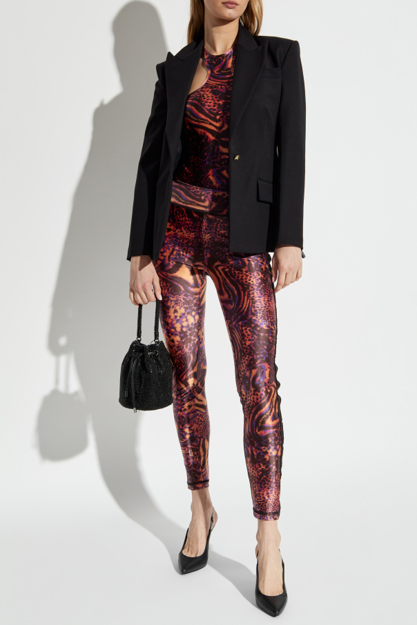Versace Jeans Couture Leggings mit Tiermotiv
