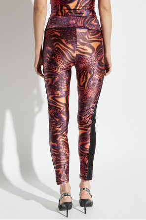 Versace Jeans Couture Leggings mit Tiermotiv