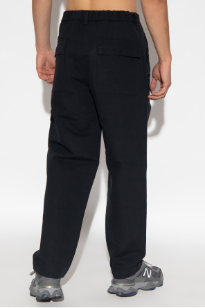 Stone Island Cotton trendy trousers with logo