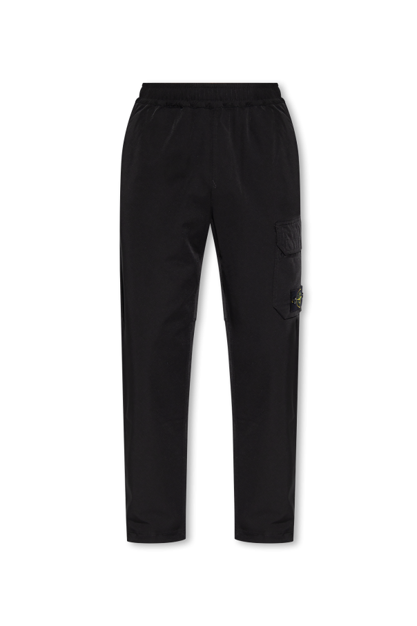 Stone Island octopus Trousers with logo