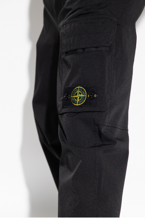 Stone Island octopus Trousers with logo