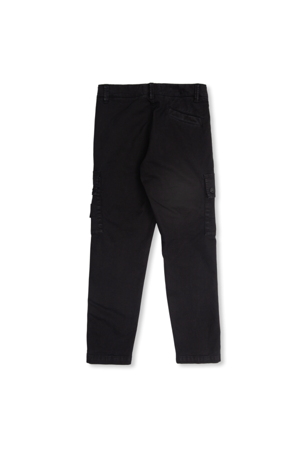 Stone Island Kids Inch trousers with pockets