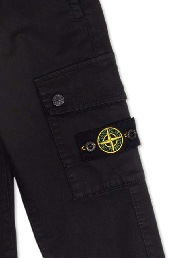 Stone Island Kids Protest Trousers with pockets
