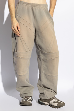Balenciaga Spodnie dresowe z efektem `vintage`