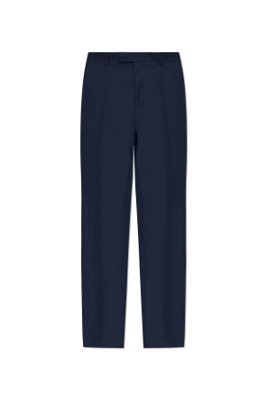 Creased trousers