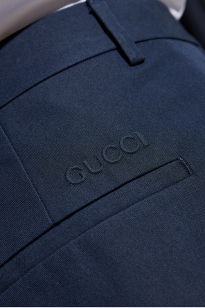 Gucci Pantalones con pliegues
