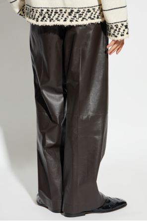 Bottega Veneta Leather trousers