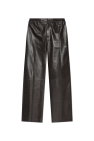 Bottega Veneta BROWN Leather pants