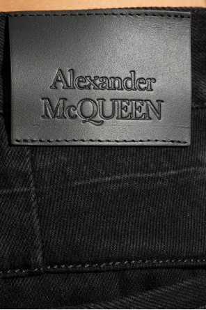 Alexander McQueen Jeansy z logo
