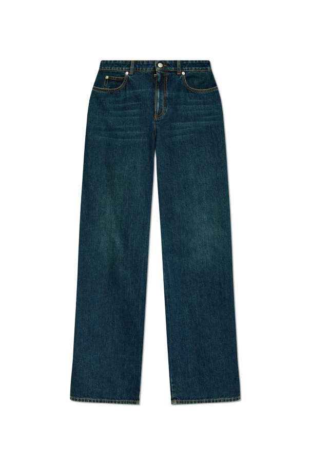 Alexander McQueen Wide-leg jeans