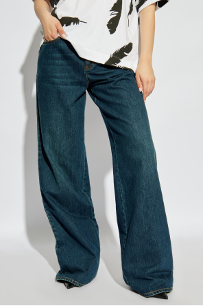 Alexander McQueen Jeansy z szerokimi nogawkami
