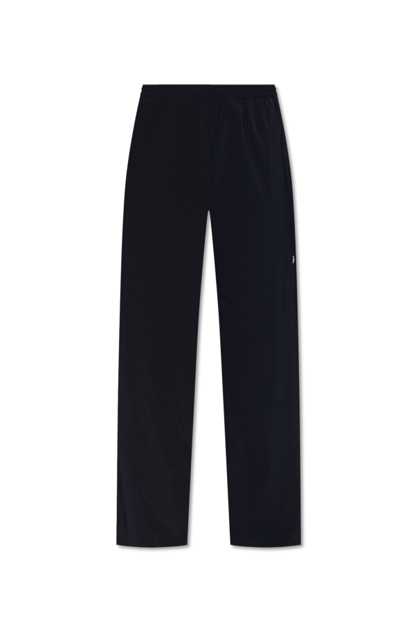 Balenciaga Ortalionowe spodnie z nadrukowanym logo