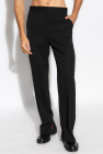 Gucci BLACK Wool pants with crease