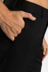 Gucci BLACK Wool pants with crease