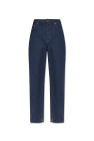 Gucci NAVY BLUE Jeans with slit on the legs
