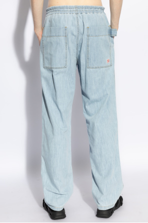 Bottega Veneta Jeansowe spodnie o luźnym kroju