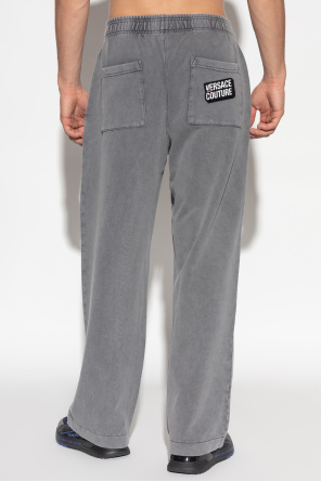 Versace Jeans Couture Pantalones de chándal de pierna ancha