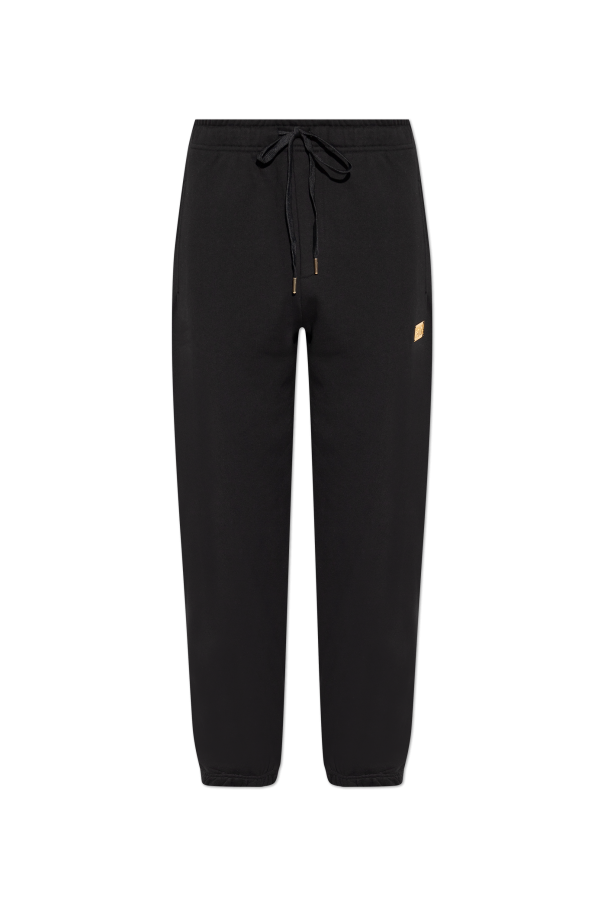 Sweatpants with logo appliqué od Versace Jeans Couture