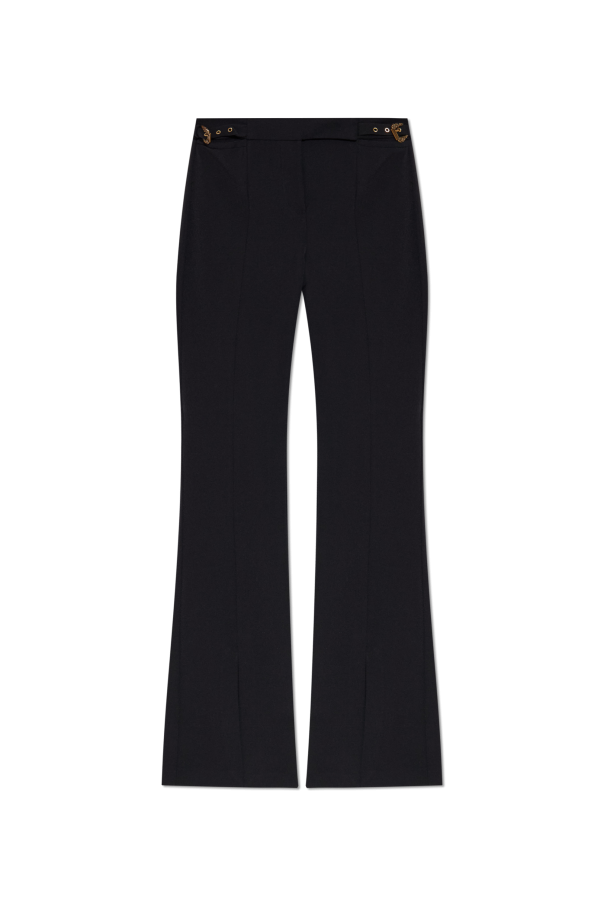Flared trousers with slit od Versace Jeans Couture