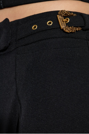 Versace Jeans Couture Flared trousers with slit