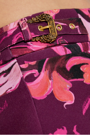 Versace Jeans Couture Flared trousers with a slit