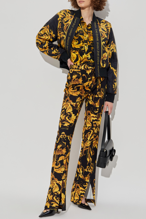 Versace Jeans Couture Schlaghosen mit Schlitz