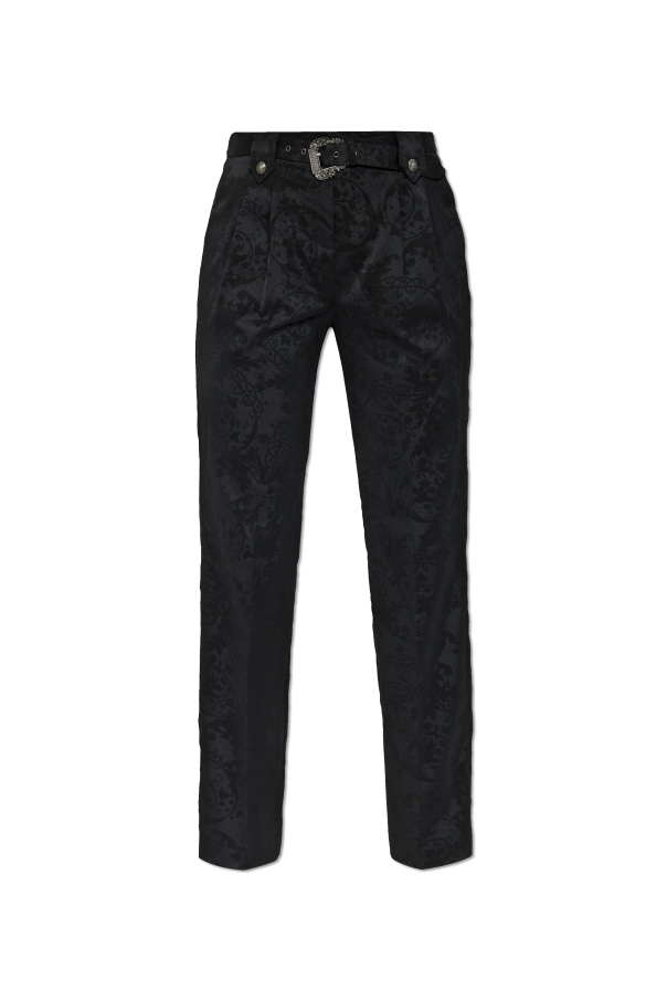 Trousers with 'barocco' motif od Versace Jeans Couture