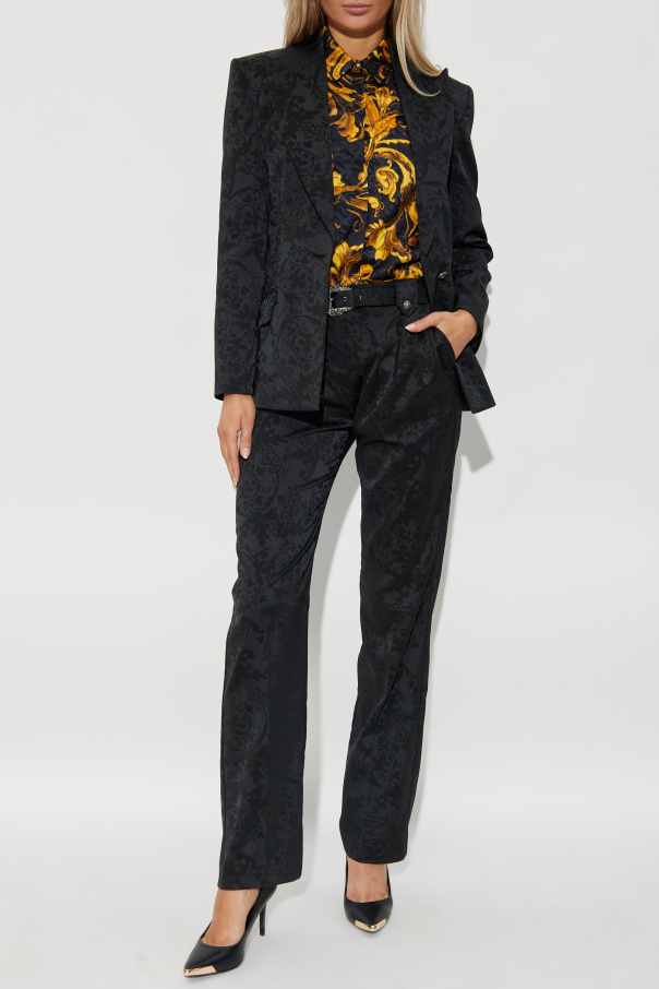 Versace Jeans Couture Trousers with 'barocco' motif