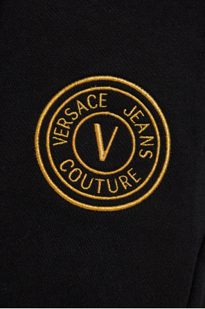 Versace Jeans Couture Pantalones de chándal con logo bordado