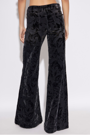 Versace Jeans Couture Jeans with a velvet pattern