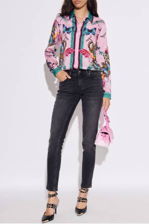 Vaqueros con logo od Versace Jeans Couture