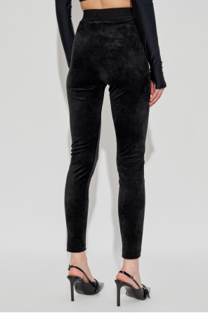 Versace Jeans Couture Leggings aterciopelados