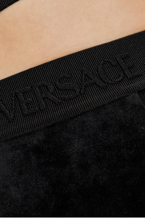 Versace Jeans Couture Leggings aterciopelados