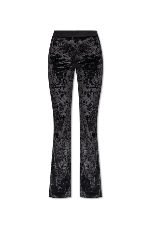 Velour trousers od Versace Jeans Couture