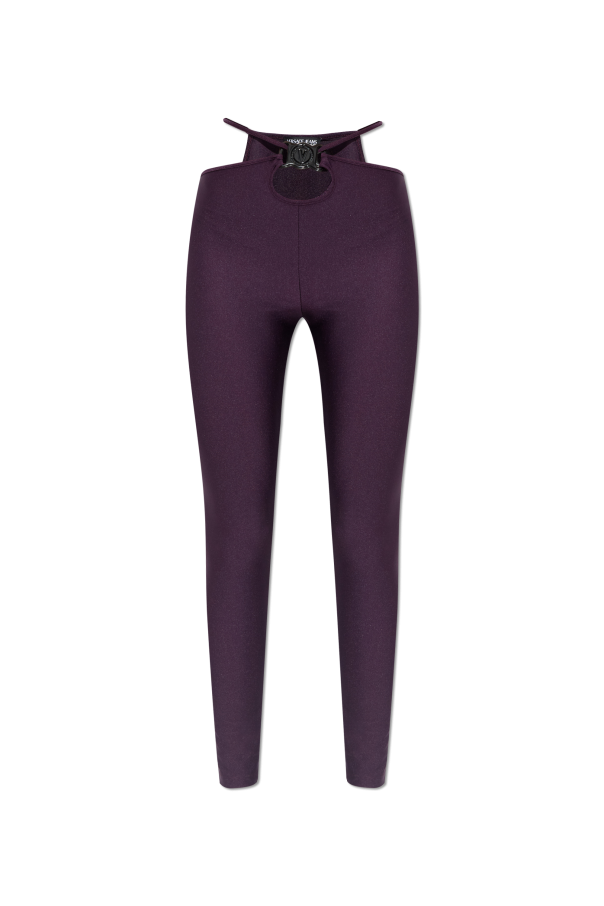 Leggings with logo appliqué, zdjęcie 1 Leggings with logo appliqué od Versace Jeans Couture