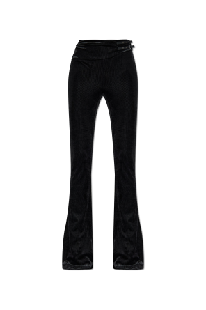 Pantalones de terciopelo con perneras acampanadas