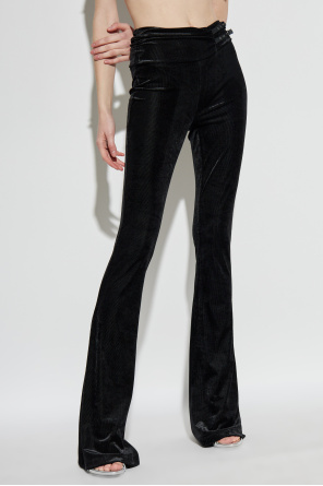 Versace Jeans Couture Velvet flared trousers