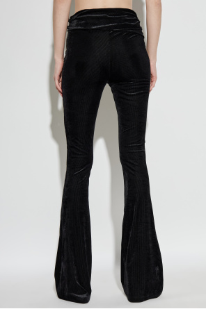 Versace Jeans Couture Velvet flared trousers
