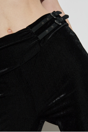 Versace Jeans Couture Velvet flared trousers