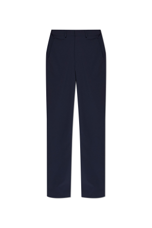 Trousers with tapered legs